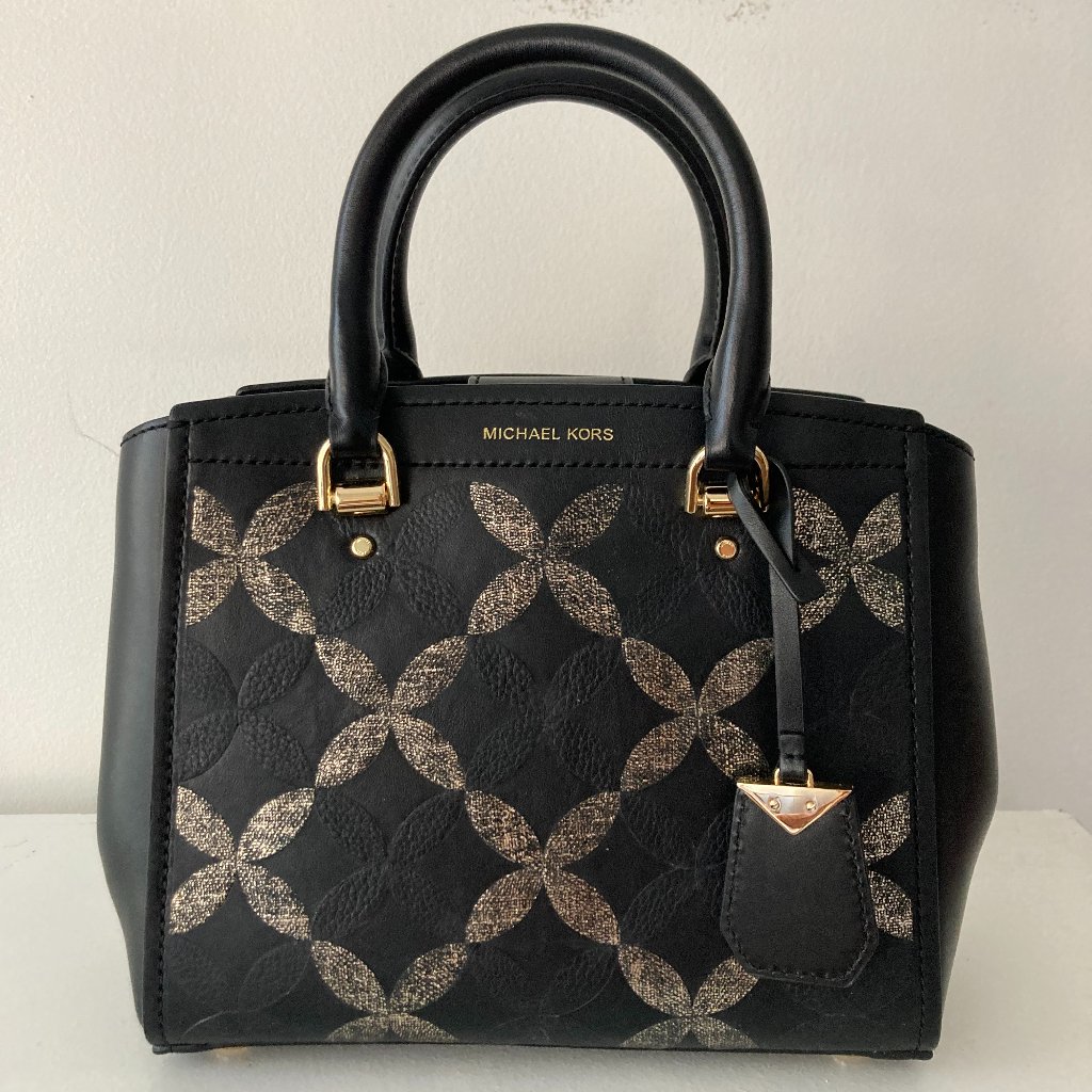 Michael Kors - Black And Gold Bag